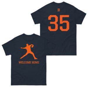 2026 Detroit Tigers Justin Verlander Homecoming Shirt Giveaway 1