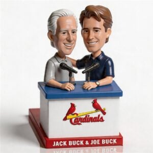 2026 St Louis Cardinals Joe and Jack Buck Bobblehead Giveaway 1