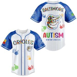 1 2026 Baltimore Orioles Autism Awareness Day Jersey