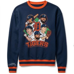 2026 Detroit Tigers Caricature Crewneck Giveaway 1