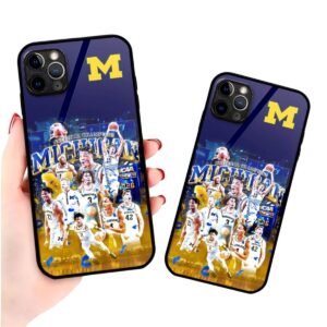 Michigan Wolverines Men's Basketball National Champions 2026 Phone Case