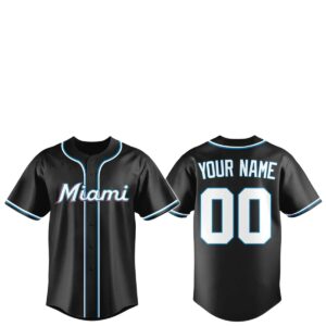 2026 Miami Marlins Blackout Jersey 1