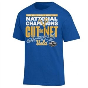 UCLA Bruins 2026 Womens Basketball National Champions Cut The Net Shirt 1