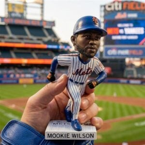 2026 Mets 1986 Iconic Moments Mookie Wilson Bobblehead Giveaway 0