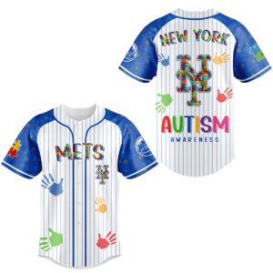 1 2026 New York Mets Autism Awareness Day Jersey