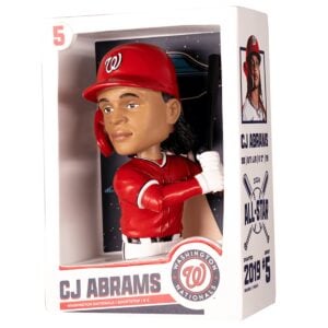 2026 Washington Nationals CJ Abrams Baseball Card Bobblehead Giveaway 1