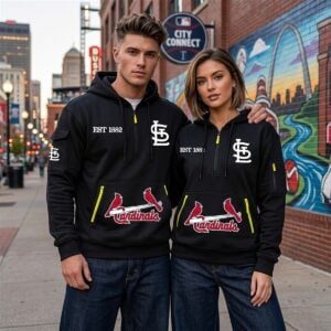 0 2026 St Louis Cardinals EST 1882 Quarter Zip Hoodie