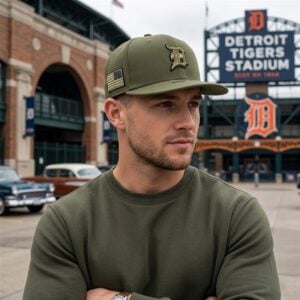 2026 Detroit Tigers Armed Forces Hat 0