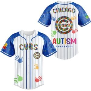 1 2026 Chicago Cubs Autism Awareness Day Jersey