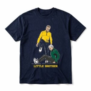 Coach Michigan Wolverines Dusty May Little Brother Shirt 1