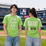 2026 Phillies Never Fightin Alone Mental Health Awareness Month Shirt