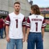 Washington Commanders Wembanyama Football Jersey 7 0 Washington Commanders Wembanyama Football Jersey 1