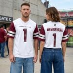 Washington Commanders Wembanyama Football Jersey