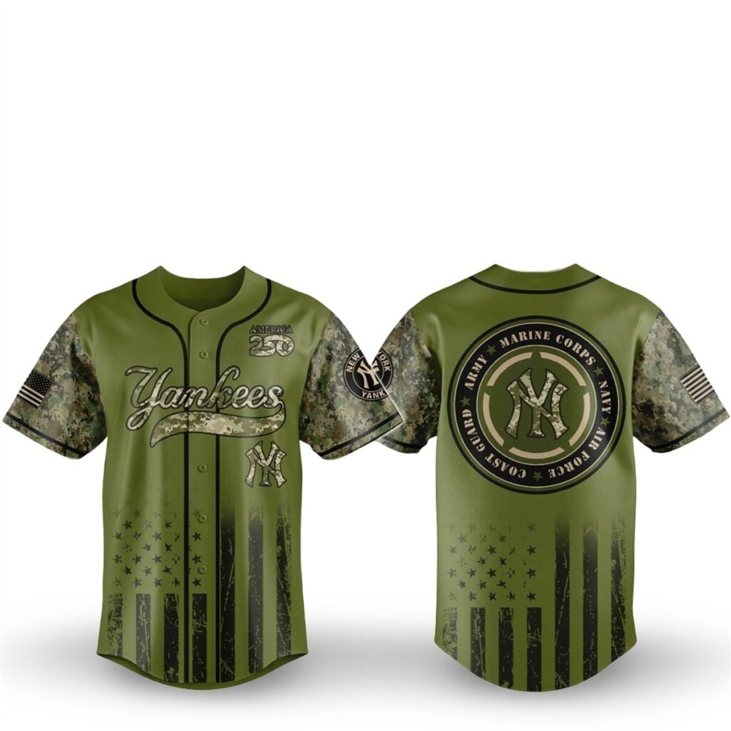 1 NY Yankees Military Appreciation Night 2026 Jersey