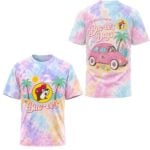 2026 Bucee's Days Pastel Beach Road Trip Tie Dye Shirt