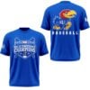2026 Kansas Jayhawks Baseball Big 12 Champions Shirt 1