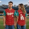 2026 LA Dodgers Mexican Heritage Night Jersey 0
