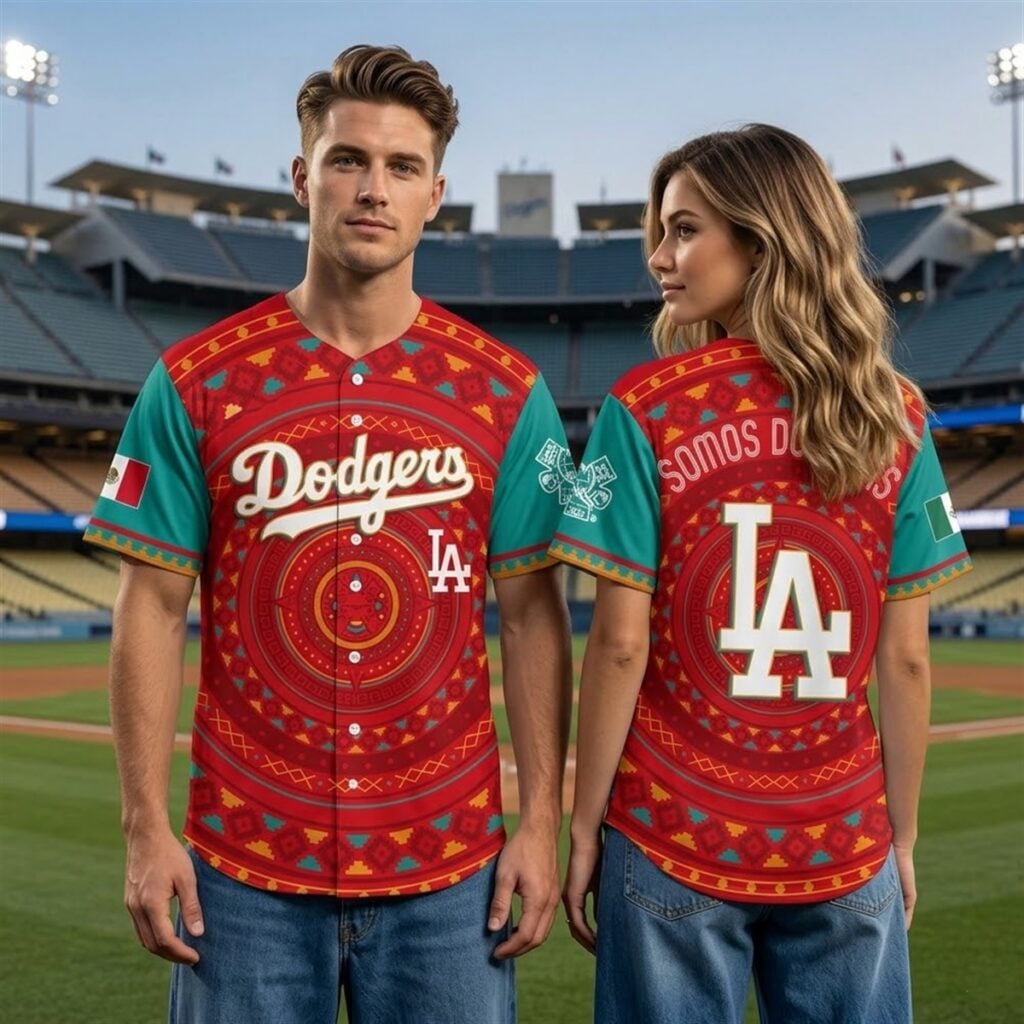 2026 LA Dodgers Mexican Heritage Night Jersey 0