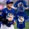 2026 Shohei Ohtani LA Dodgers One Piece Night Monkey D Luffy Jersey 4