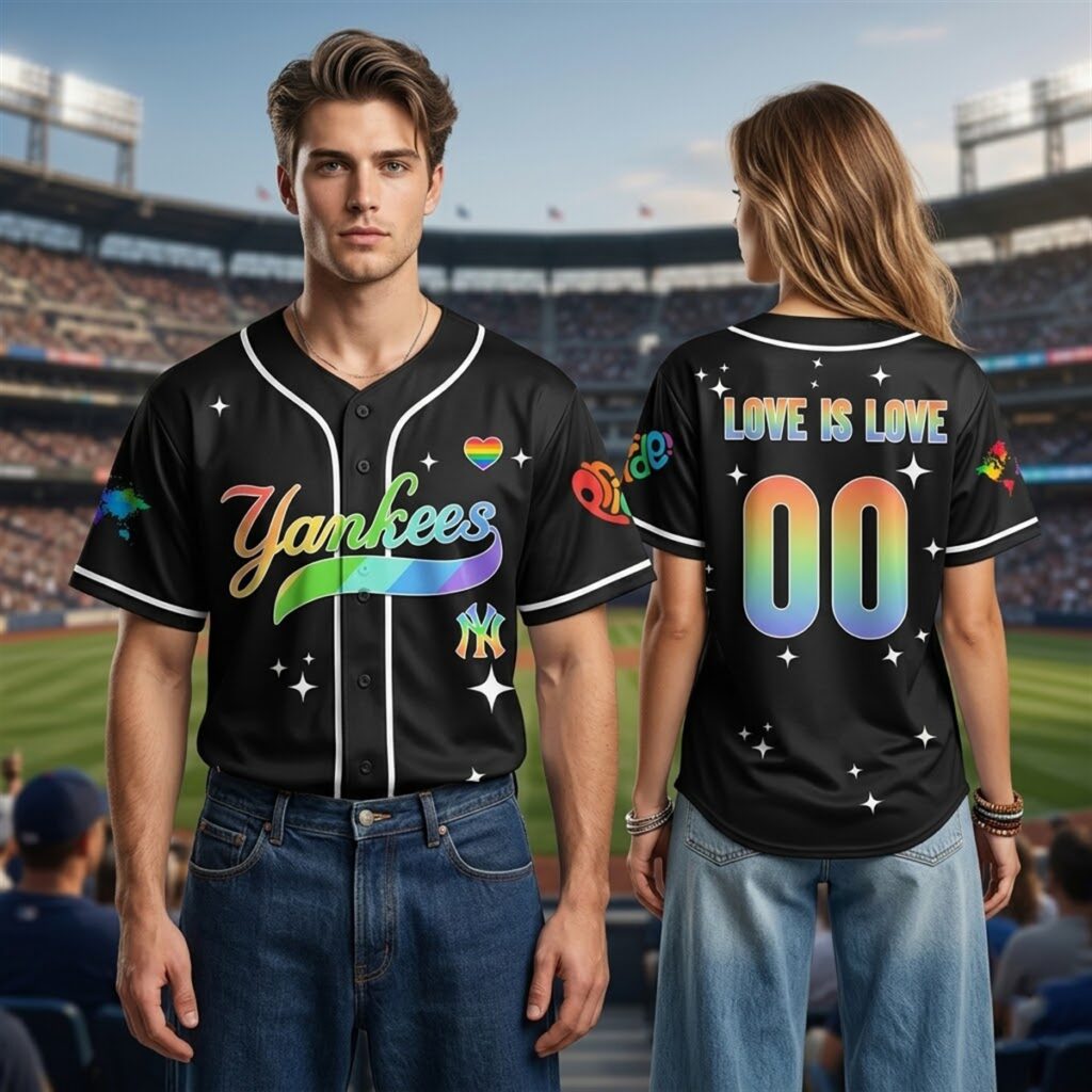 2026 Yankees Pride Night Love Is Love Jersey 0