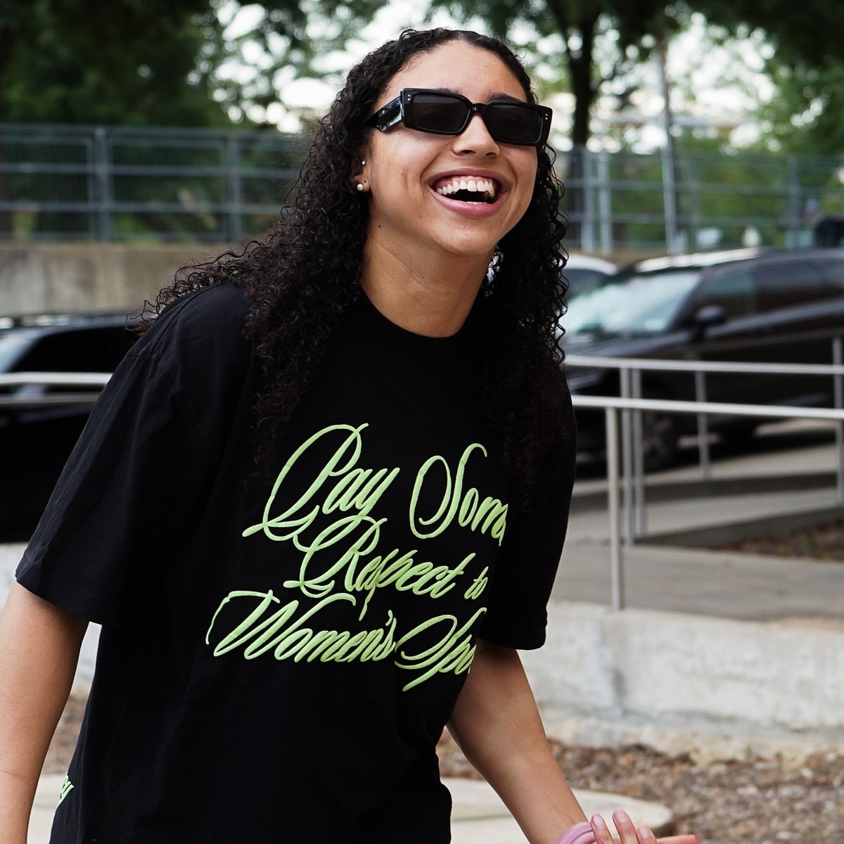 Azzi Fudd Pay Some Respect To Women's Sports Shirt