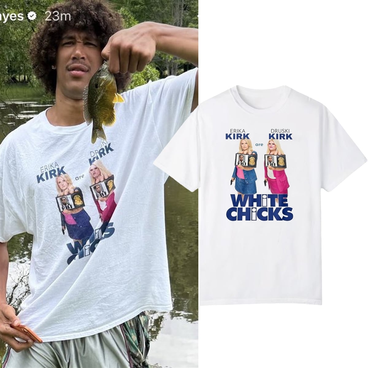 6 Jaxson Hayes Erika Kirk Druski Kirk Shirt 6 Jaxson Hayes Erika Kirk Druski Kirk Shirt