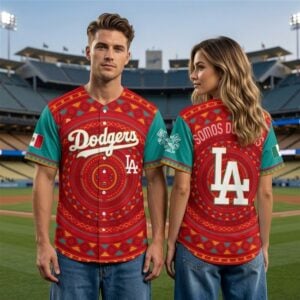 2026 LA Dodgers Mexican Heritage Night Jersey 0