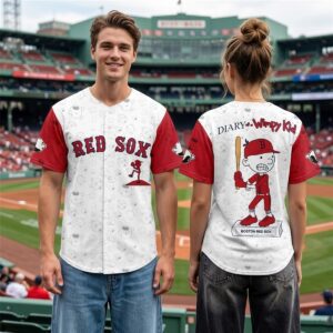 2026 Red Sox Diary Of A Wimpy Kid Baseball Night Jersey 0