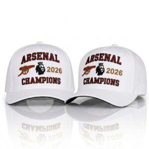 Mikel Arteta Arsenal Champions 2026 Hat 0
