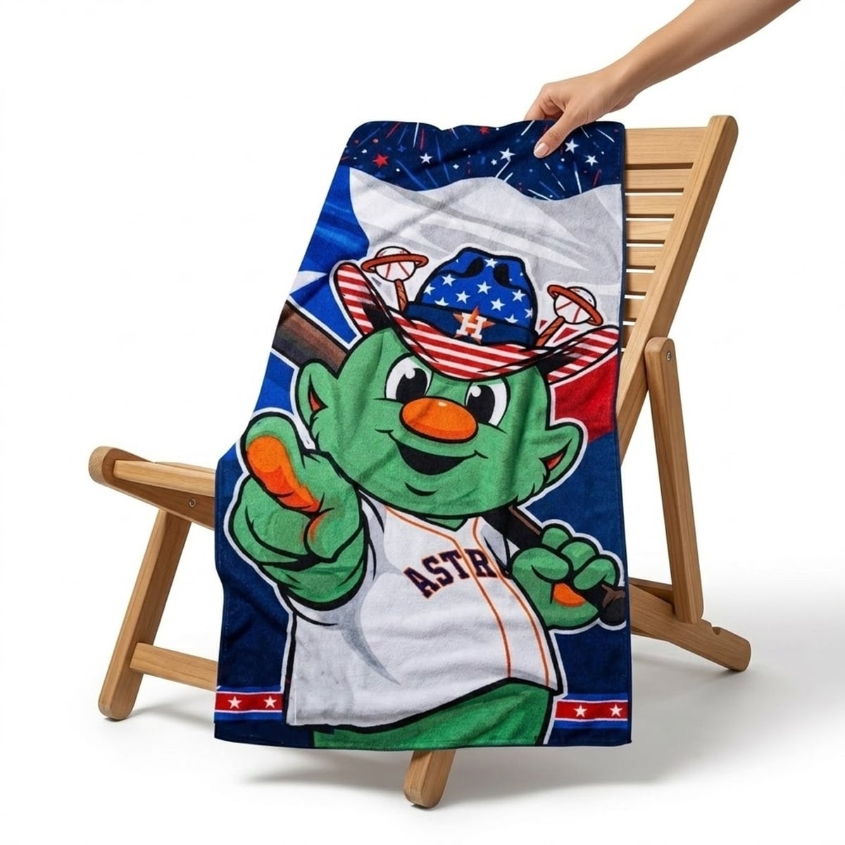 Astros Patriotic Orbit Beach Towel 2026 Giveaway 2 Astros Patriotic Orbit Beach Towel 2026 Giveaway 2