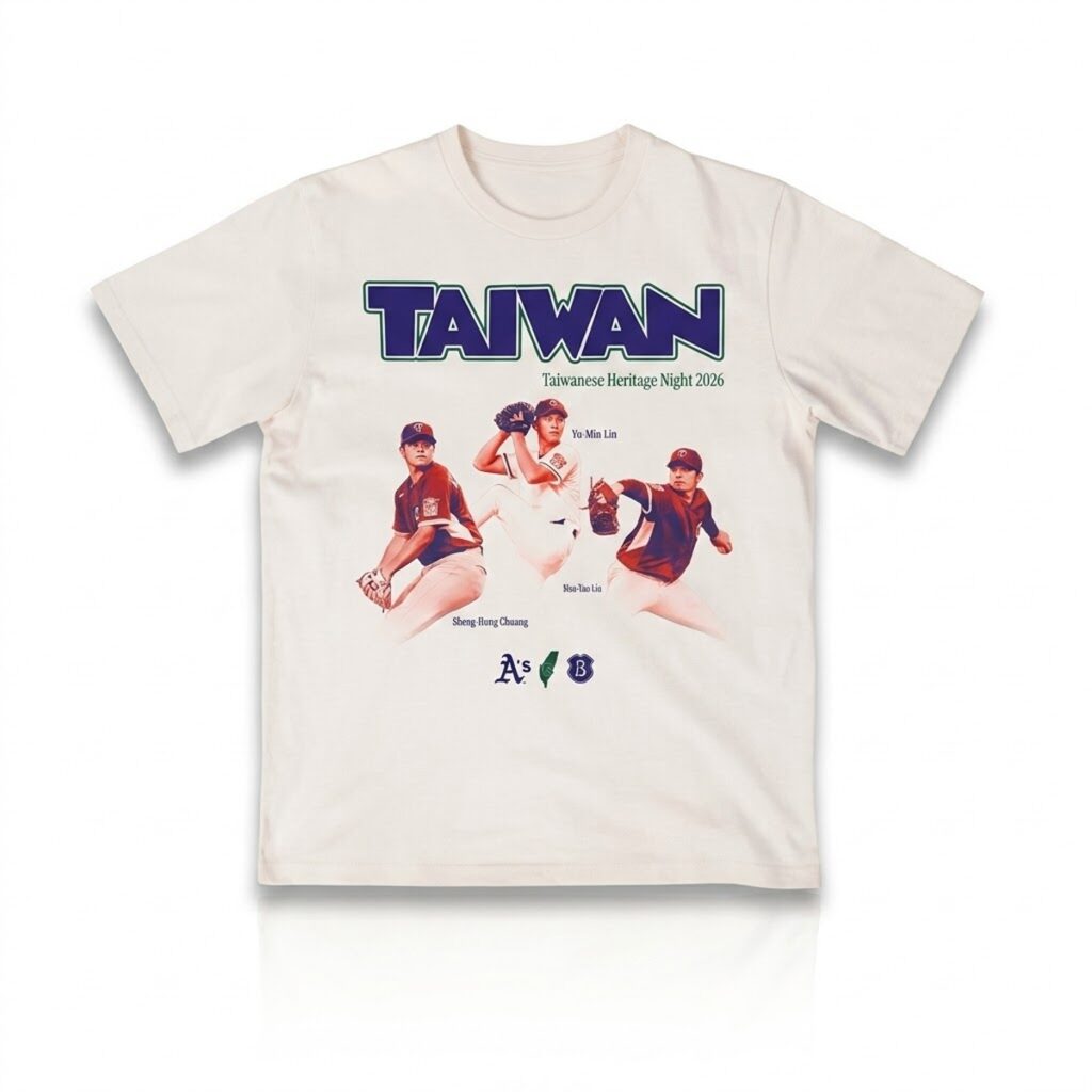 Athletics Taiwanese Heritage Night Shirt 2026 Giveaway 1