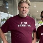 Brandon Walker I Love Wieners Dog Shirt