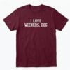 Brandon Walker I Love Wieners Dog Shirt 1