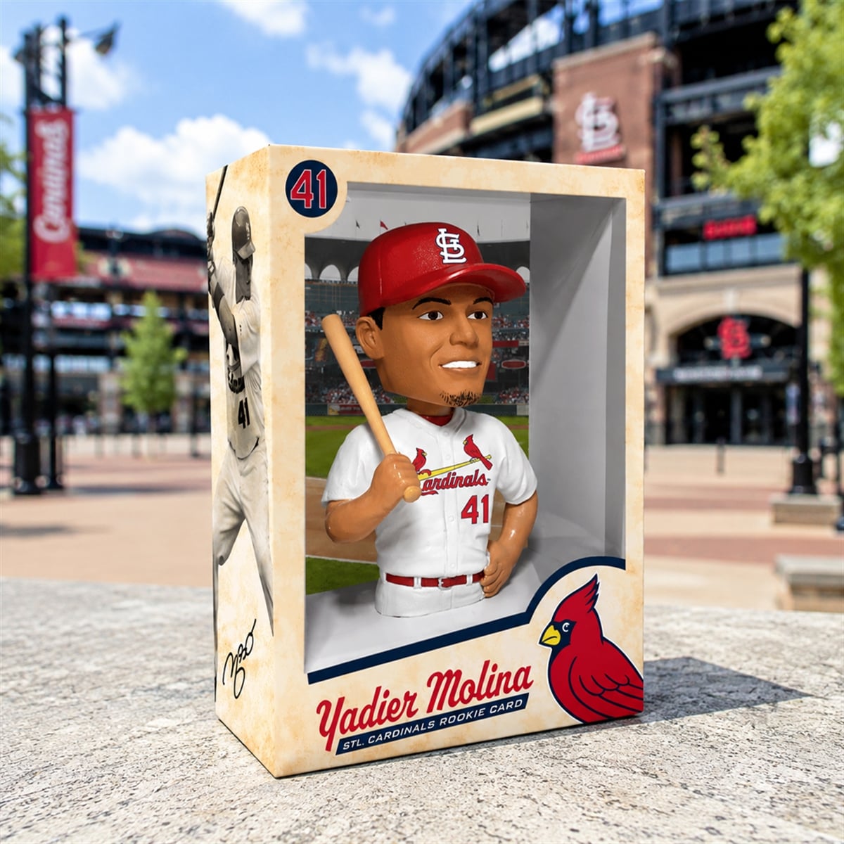 Cardinals Yadier Molina Bobblecard 2026 Giveaway 3 Cardinals Yadier Molina Bobblecard 2026 Giveaway 3