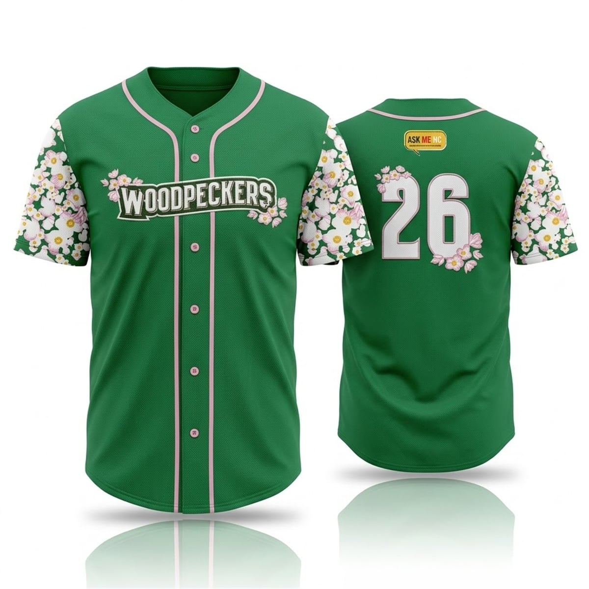 Fayetteville Woodpeckers Dogwood Flower Jersey 2026 Giveaway 1 Fayetteville Woodpeckers Dogwood Flower Jersey 2026 Giveaway 1