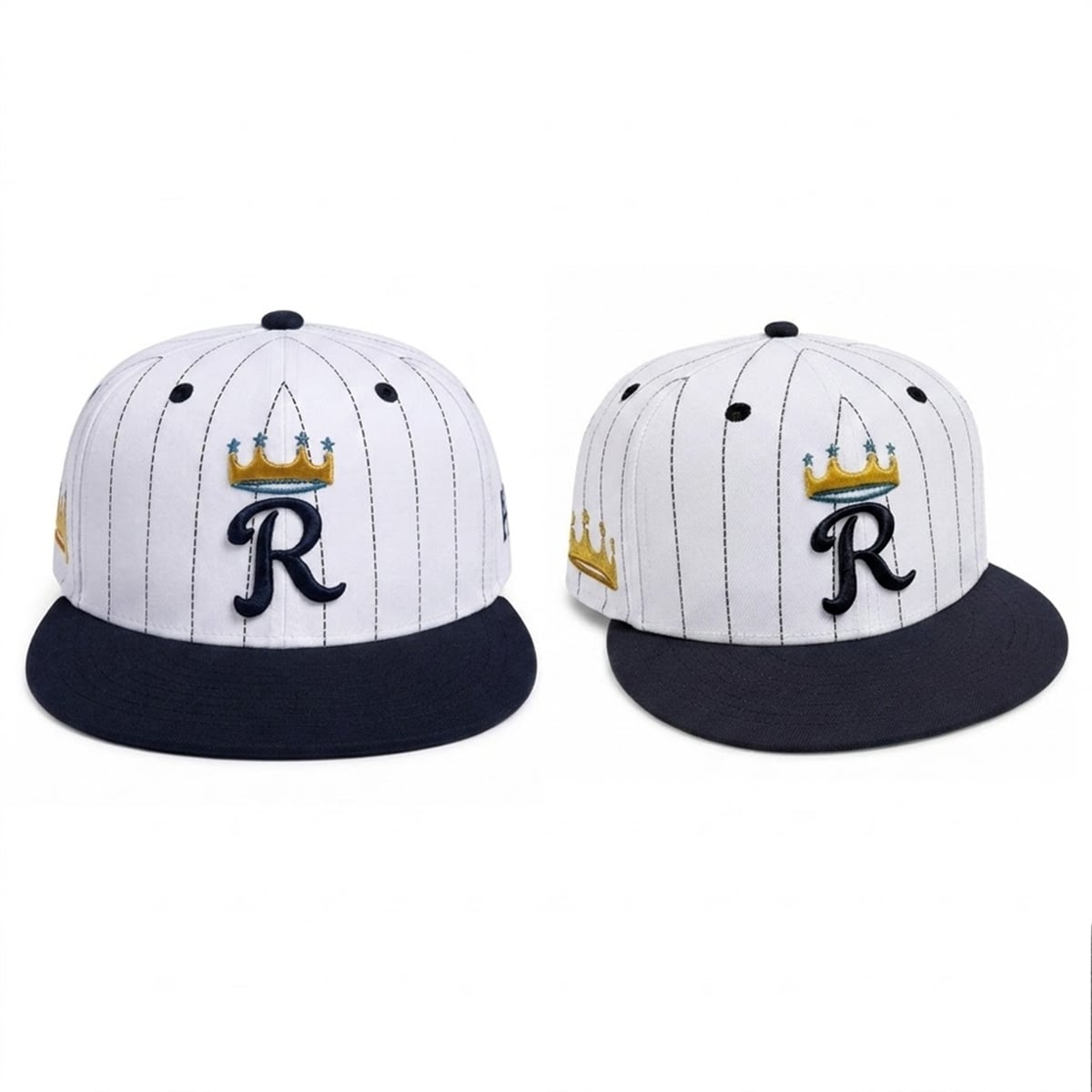KC Royals White Pinstripe Crown R Hat 2026 Giveaway 1 KC Royals White Pinstripe Crown R Hat 2026 Giveaway 1
