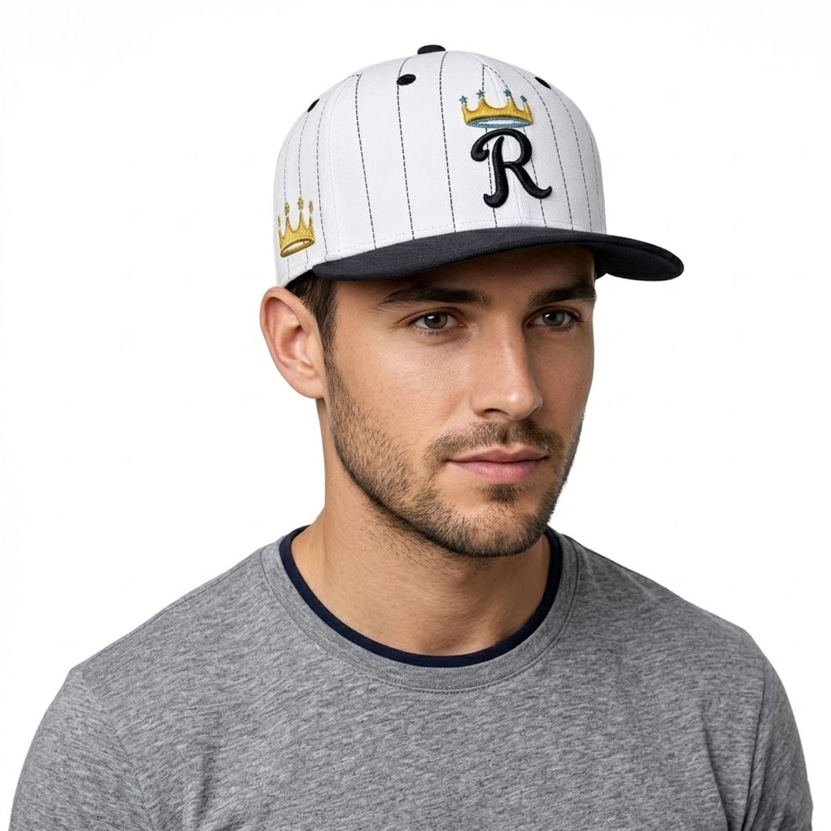 KC Royals White Pinstripe Crown R Hat 2026 Giveaway 2 KC Royals White Pinstripe Crown R Hat 2026 Giveaway 2