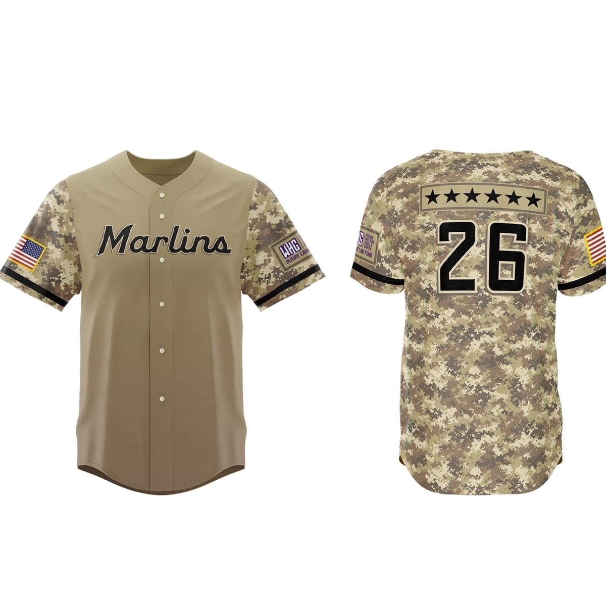 Marlins Military Appreciation Night Jersey 2026 Giveaway 1 Marlins Military Appreciation Night Jersey 2026 Giveaway 0