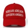 Miriam Adelson Governs America Hat 1