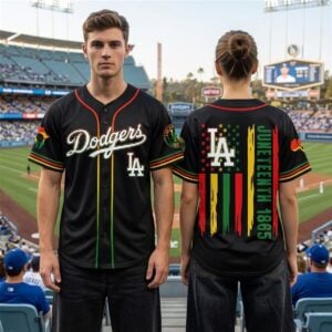 0 2026 LA Dodgers Juneteenth Freedom Day 1865 Jersey