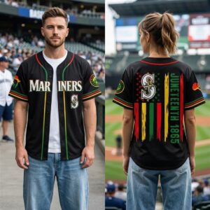 0 2026 Mariners Juneteenth Freedom Day 1865 Jersey
