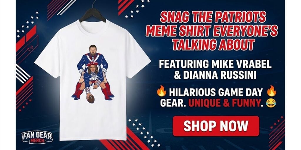 The Story Behind the Viral Mike Vrabel & Dianna Russini Titanic Shirt