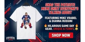 The Story Behind the Viral Mike Vrabel & Dianna Russini Titanic Shirt