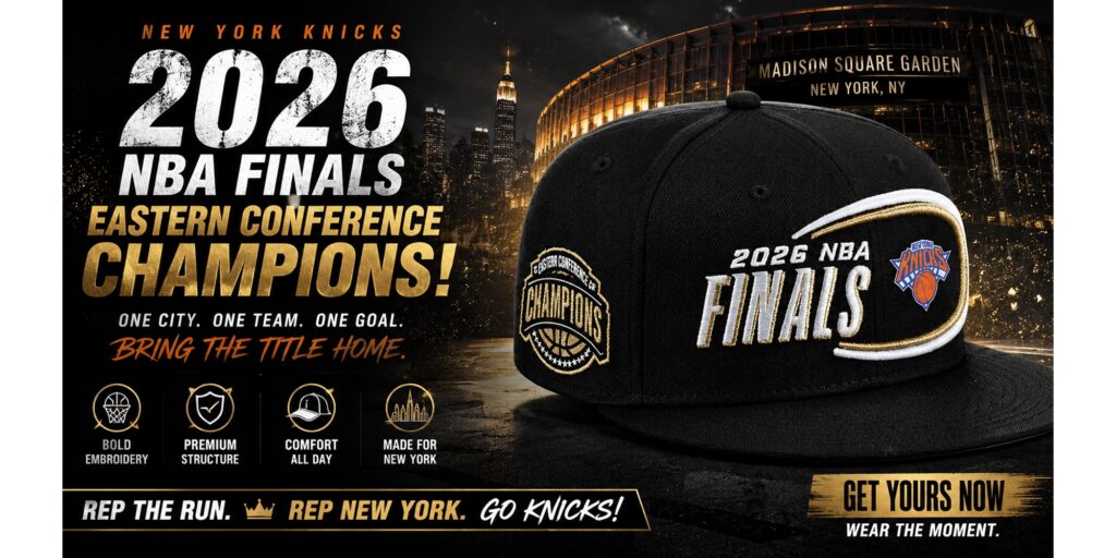 Where to buy this 2026 NY Knicks Eastern Conference Champions Finals Hat