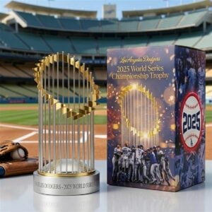 LA Dodgers 2025 World Series Trophy 2026 Giveaway 0