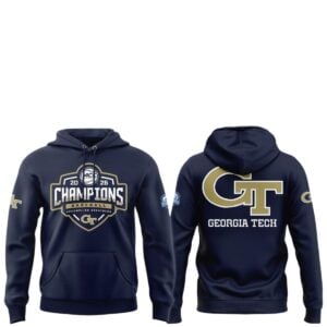2026 Georgia Tech Yellow Jackets Baseball Regular Season Champions Hoodie 1