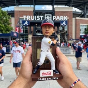 2026 Columbus Clingstones Drake Baldwin NL ROY Bobblehead Giveaway 0