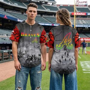 2026 Atlanta Braves x Stranger Things Tales From 85 Jersey 0