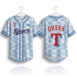 2026 Rangers Greek American Night Jersey 1