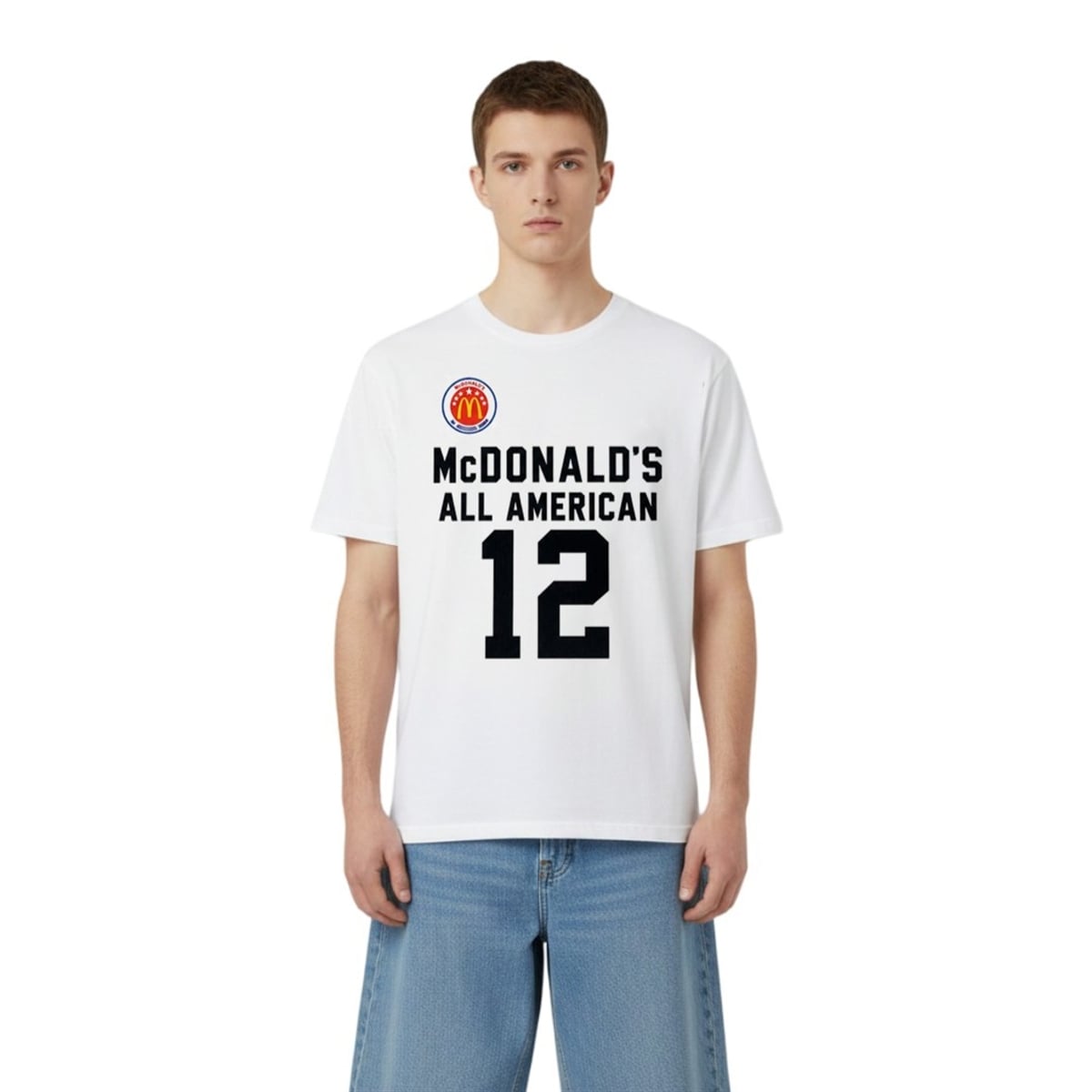 2026 Mark Shapiro McDonalds All American 12 Shirt 3 1 2026 Mark Shapiro McDonalds All American 12 Shirt 3